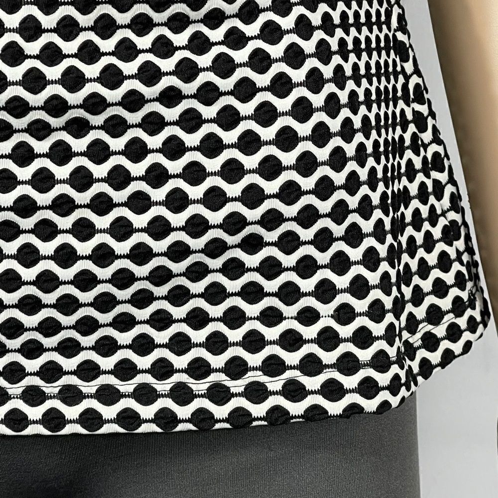 Ruby Rd. Black and White Pattern Blouse - Picture 4 of 8